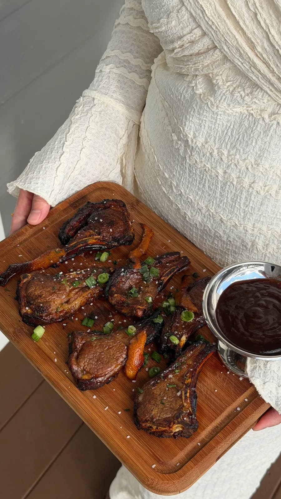 Juicy Lamb Ribs in orange marinade